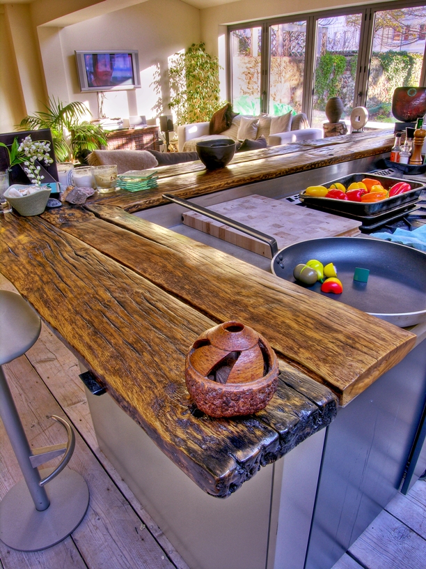 Reclaimed Wood Counter | Superior Hardwoods & Millworks